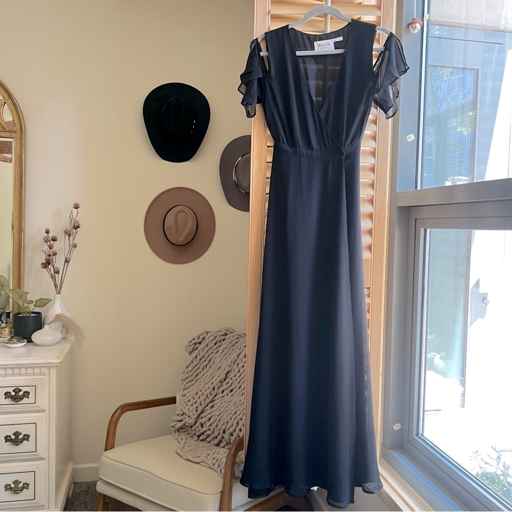 BB Dakota RSVP Navy Cross My Heart Dress